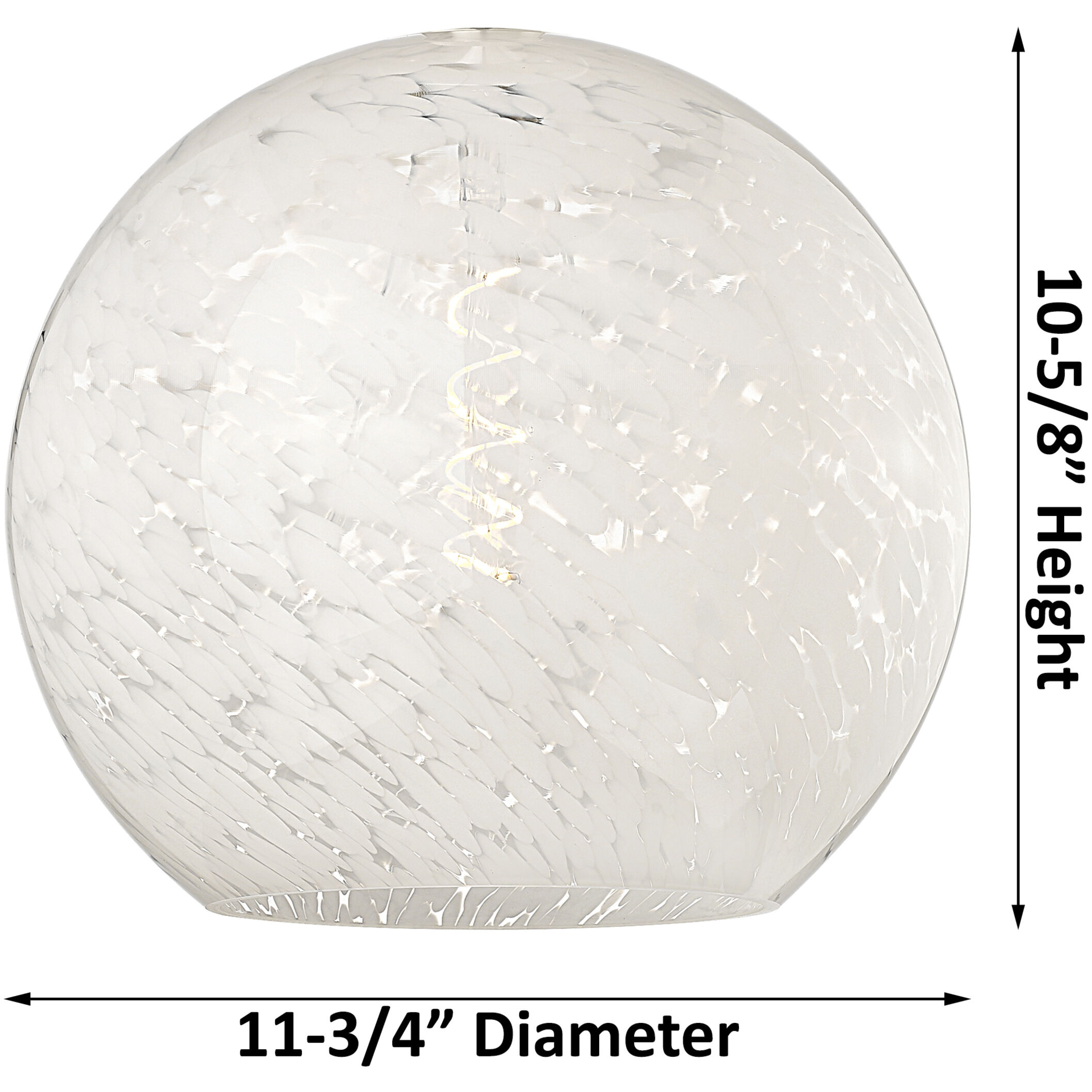 Ballston White Mouchette 1 Light 12 inch Oil Rubbed Bronze Stem Hung Pendant Ceiling Light