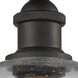 Ballston Belfast 1 Light 6 inch Oil Rubbed Bronze Semi-Flush Mount Ceiling Light in Seedy Glass, Ballston