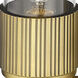 Bolivar 2 Light 13.5 inch Matte Black Bath Vanity Light Wall Light in Clear Glass