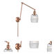 Colton 30 inch 60.00 watt Antique Copper Swing Arm Wall Light, Franklin Restoration