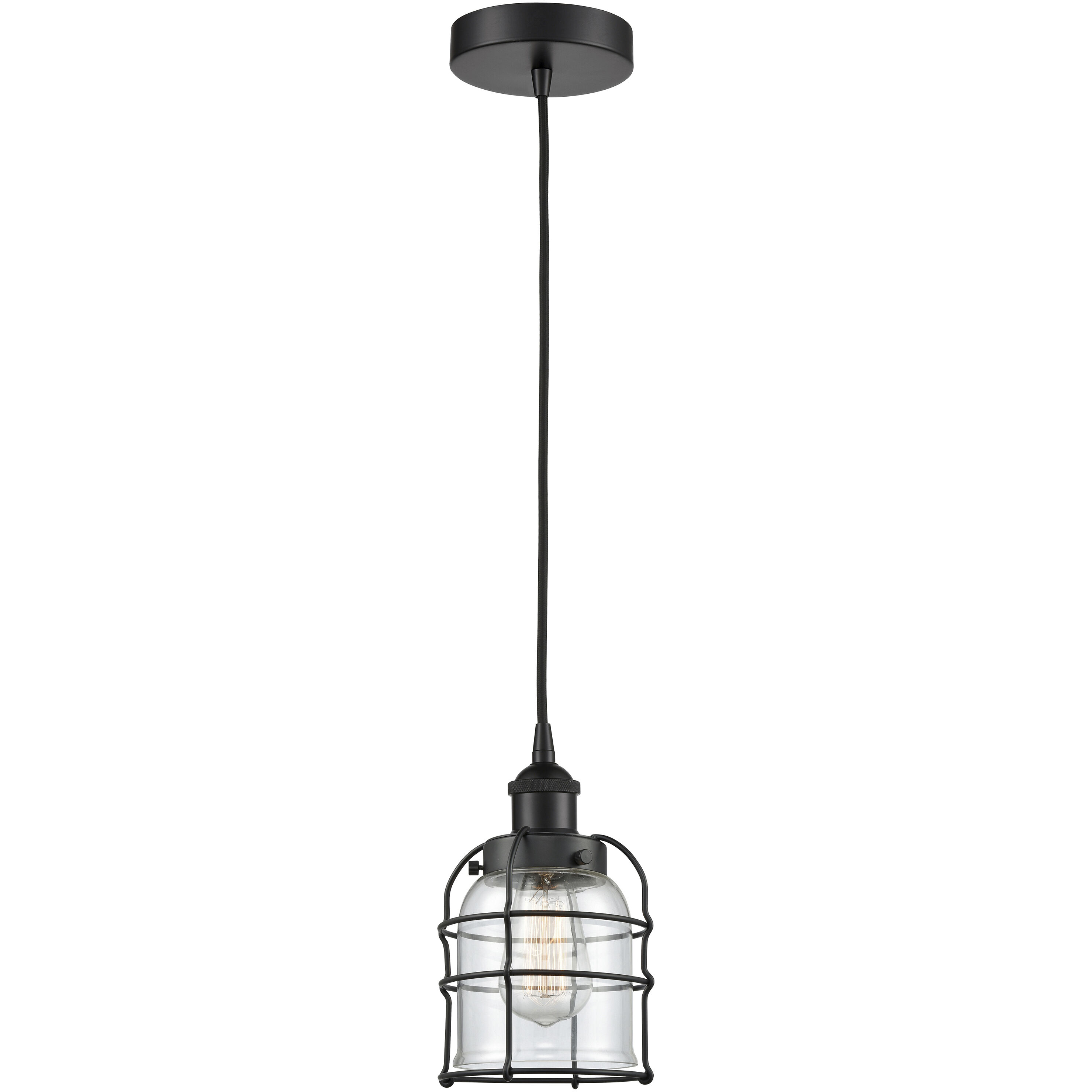 Glass cage pendant light on sale