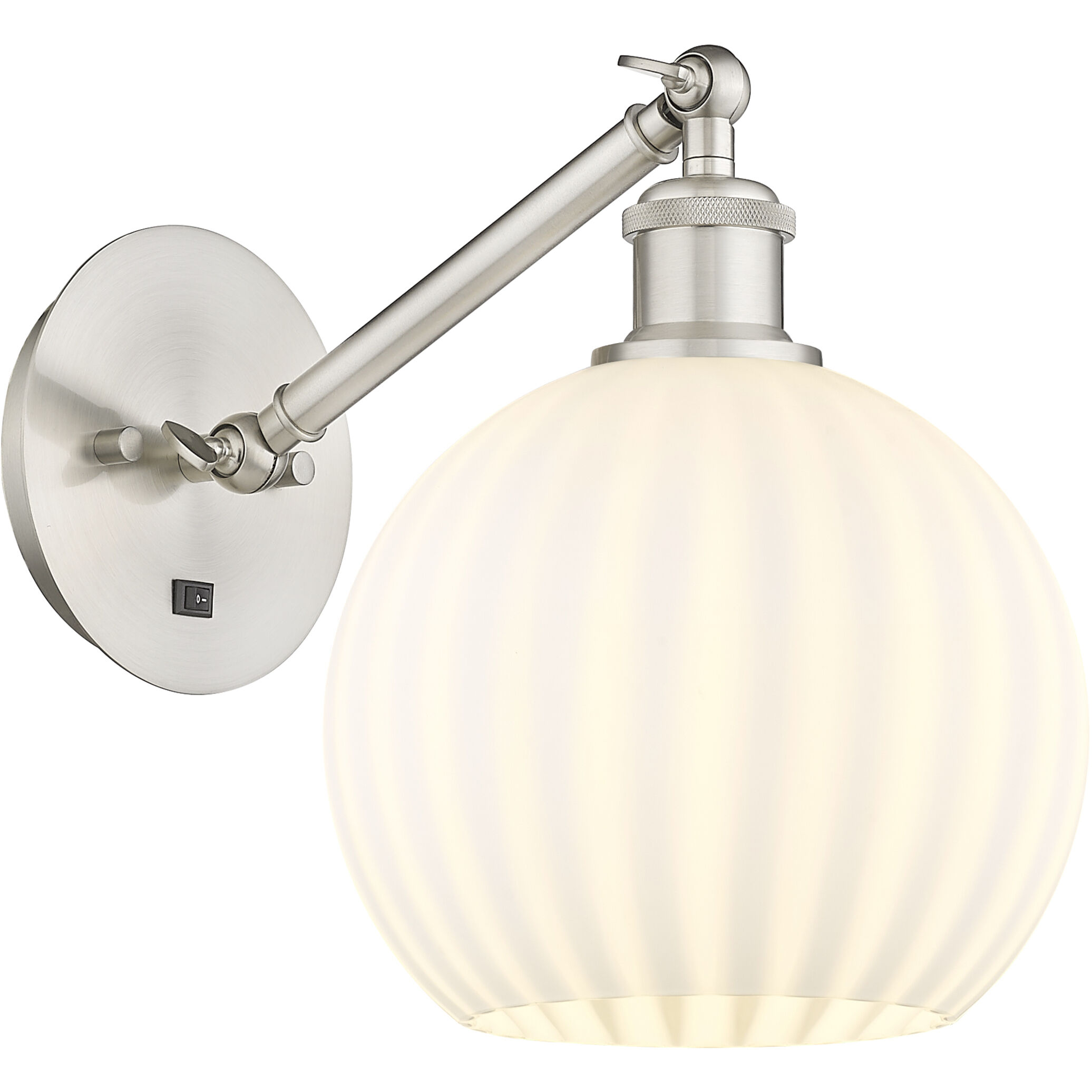 Ballston White Venetian 1 Light 8.00 inch Wall Sconce