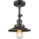 Franklin Restoration Railroad 1 Light 8 inch Oil Rubbed Bronze Semi-Flush Mount Ceiling Light, Franklin Restoration
