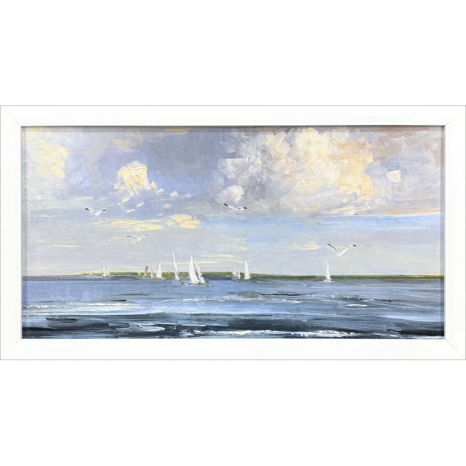 Summer Winds 35 X 19 inch Non-Glass Framed Art, Propac