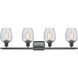 Ballston Salina LED 36 inch Matte Black Bath Vanity Light Wall Light, Ballston