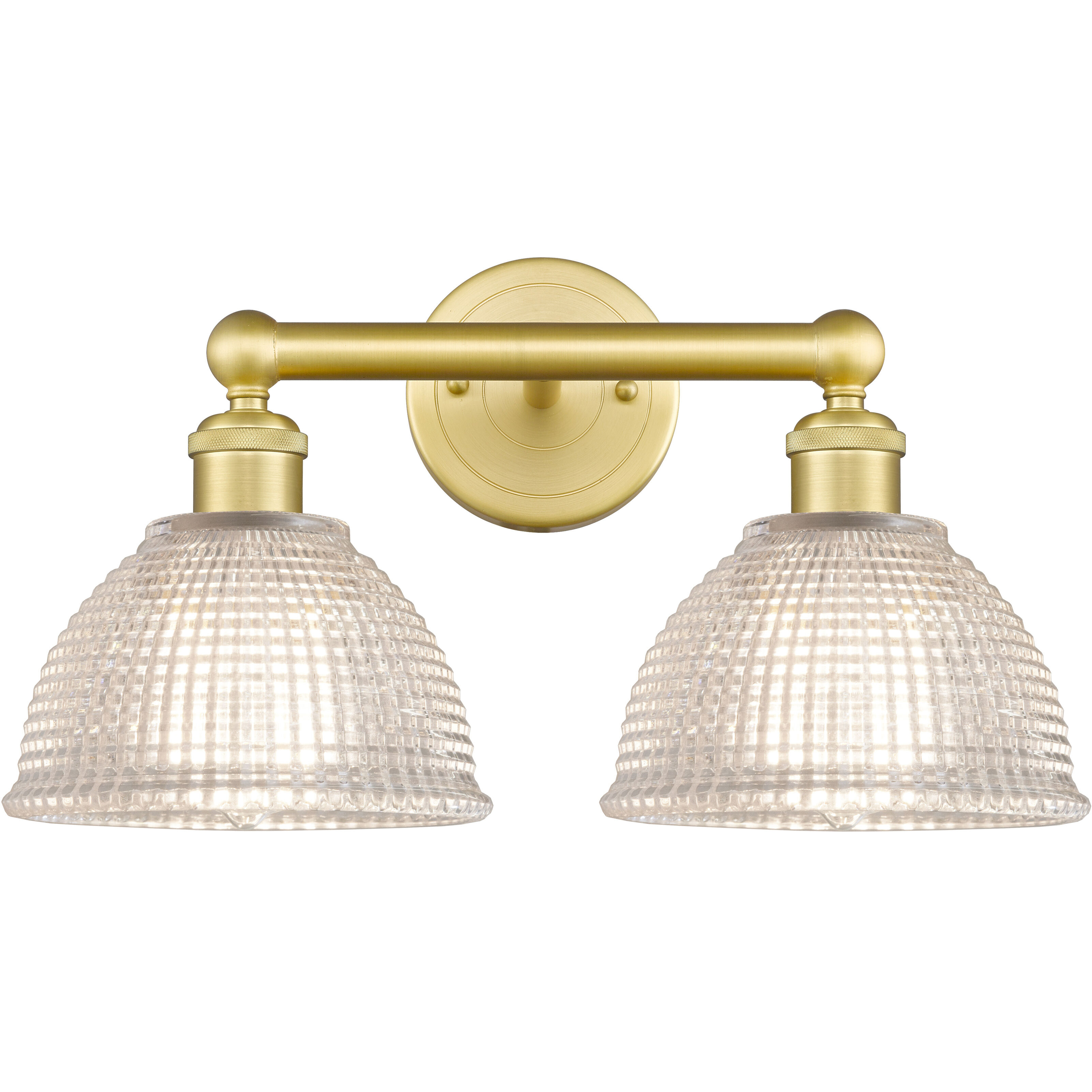 Edison Arietta 2 Light 17 inch Satin Gold Bath Vanity Light Wall Light