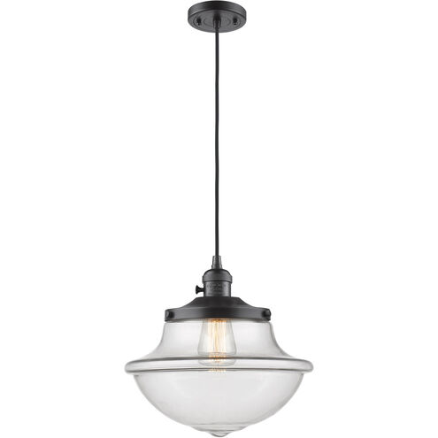 Franklin Restoration Oxford LED 12 inch Oil Rubbed Bronze Mini Pendant Ceiling Light