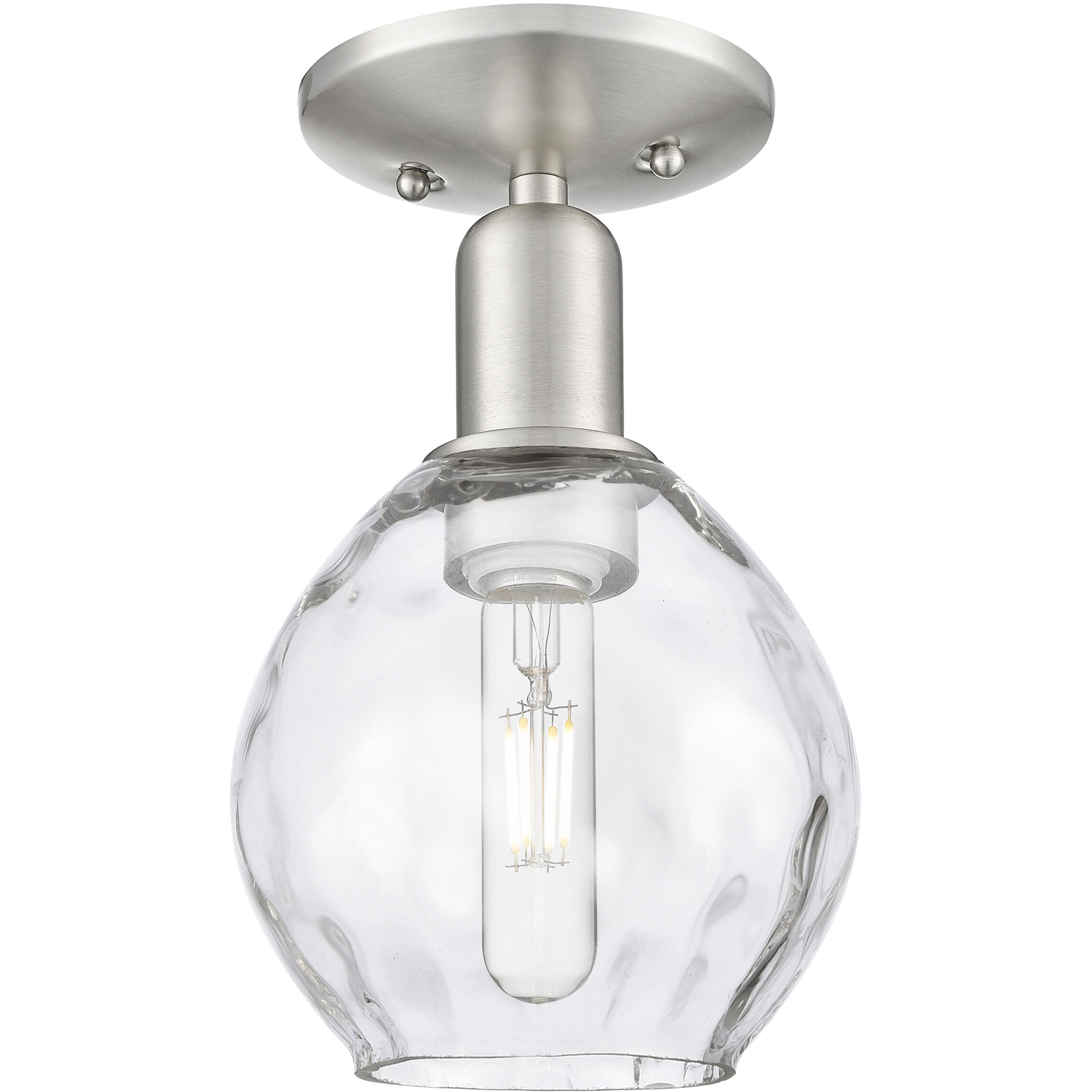 Arcadia Waverly 1 Light 6.00 inch Semi-Flush Mount