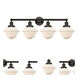 Oxford 4 Light 33.5 inch Oil Rubbed Bronze Bath Vanity Light Wall Light