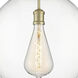 Beacon 1 Light 17.75 inch Antique Brass Pendant Ceiling Light