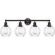 Edison Waverly 4 Light 33 inch Oil Rubbed Bronze Bath Vanity Light Wall Light