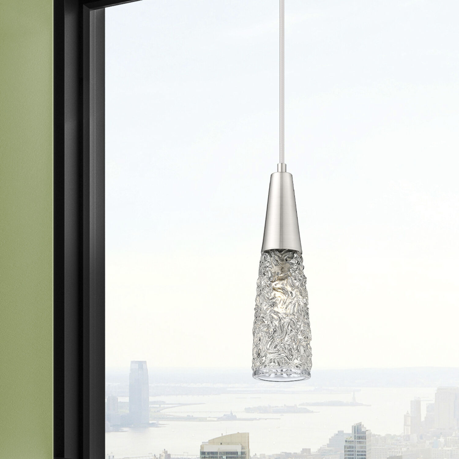 Amherst Brook 1 Light 3.15 inch Satin Nickel Mini Pendant Ceiling Light