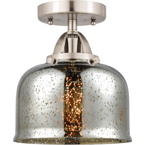Nouveau 2 Large Bell 1 Light 8.00 inch Semi-Flush Mount