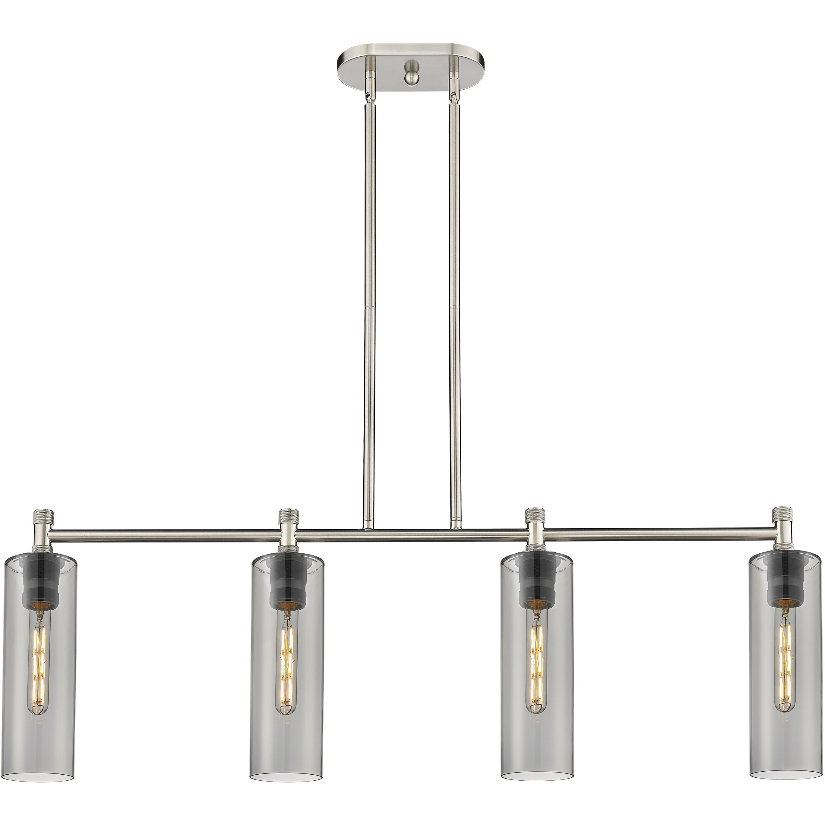 Downtown Urban Crown Point 4 Light 43.75 inch Island Light