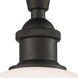 Ballston Athens 1 Light 8 inch Oil Rubbed Bronze Semi-Flush Mount Ceiling Light, Ballston