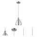 Ballston Dome 1 Light 8 inch Polished Chrome Mini Pendant Ceiling Light