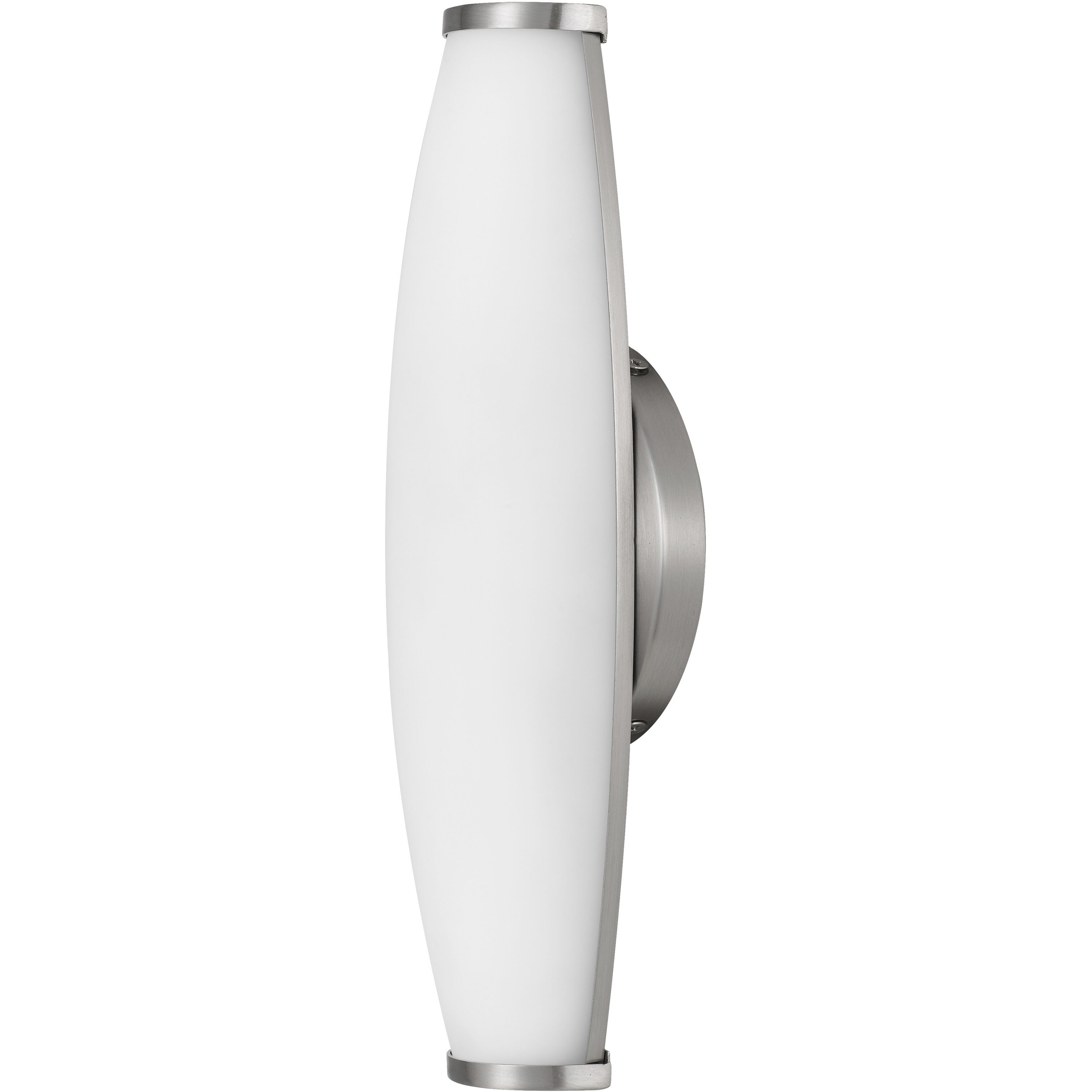 Carmona LED 12.13 inch Brushed Steel Vanity Light Wall Light