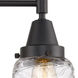 Caden LED 23 inch Matte Black Bath Vanity Light Wall Light