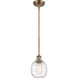 Ballston Belfast LED 6 inch Brushed Brass Mini Pendant Ceiling Light