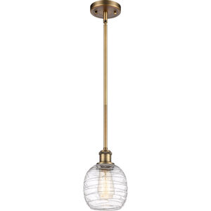 Ballston Belfast LED 6 inch Brushed Brass Mini Pendant Ceiling Light