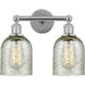 Edison Caledonia 2 Light 14 inch Polished Chrome Bath Vanity Light Wall Light in Mica Glass
