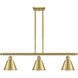 Ballston Smithfield 3 Light 36.00 inch Island Light