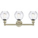 Waverly 3 Light 24 inch Antique Brass and Clear Bath Vanity Light Wall Light
