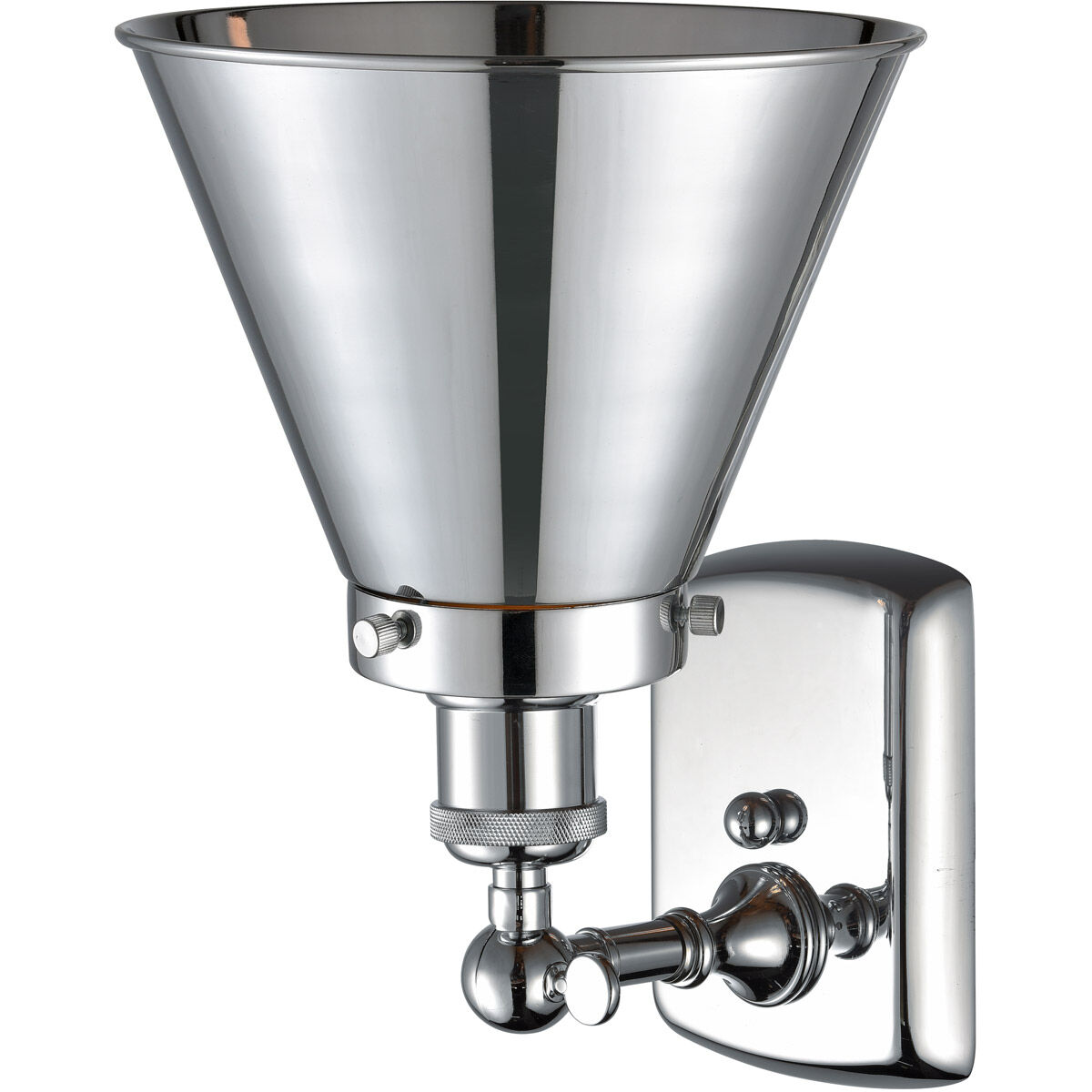 Ballston Appalachian LED 7 inch Polished Chrome Sconce Wall Light, Ballston