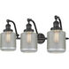 Franklin Restoration Stanton 3 Light 28 inch Oil Rubbed Bronze Bath Vanity Light Wall Light, Franklin Restoration