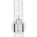 Downtown Urban Arden Wallchiere Wall Light in Satin Nickel