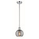 Ballston Athens Deco Swirl 1 Light 5.88 inch Polished Chrome Stem Hung Mini Pendant Ceiling Light