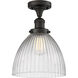 Franklin Restoration Seneca Falls LED 10 inch Oil Rubbed Bronze Semi-Flush Mount Ceiling Light, Franklin Restoration