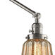 Chatham 30 inch 60.00 watt Satin Nickel Swing Arm Wall Light, Franklin Restoration