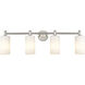 Downtown Urban Crown Point 4 Light 33.88 inch Bathroom Vanity Light