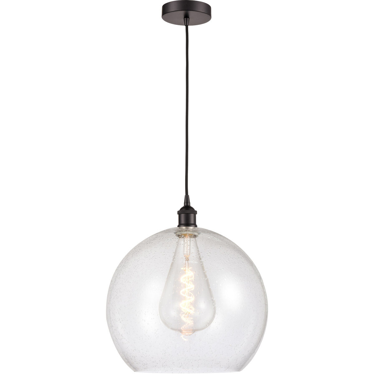 Edison Athens 1 Light 14 inch Oil Rubbed Bronze Pendant Ceiling Light