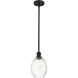 Ballston Preston 1 Light 6.25 inch Matte Black Mini Pendant Ceiling Light in Clear