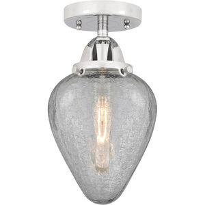 Nouveau 2 Geneseo 1 Light 7 inch Polished Chrome Semi-Flush Mount Ceiling Light