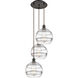 Ballston Rochester 3 Light 16.5 inch Oil Rubbed Bronze Cord Hung Multi Pendant Ceiling Light