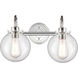 Olivia 2 Light 17 inch Polished Chrome Bath Vanity Light Wall Light