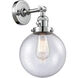 Franklin Restoration Large Beacon LED 8 inch Polished Chrome Sconce Wall Light, Franklin Restoration