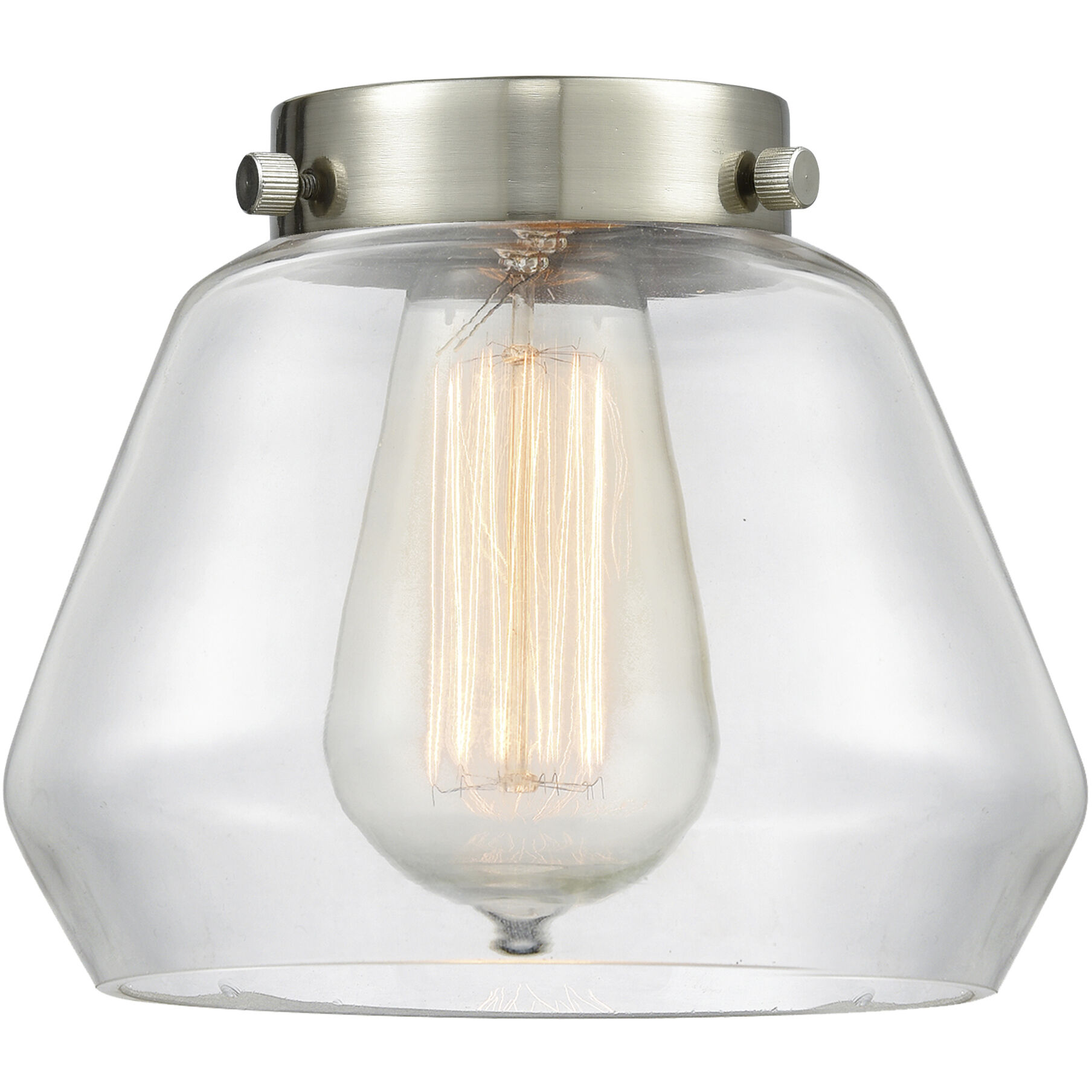 Franklin Restoration Fulton LED 7 inch Polished Chrome Mini Pendant Ceiling Light in Clear, Franklin Restoration