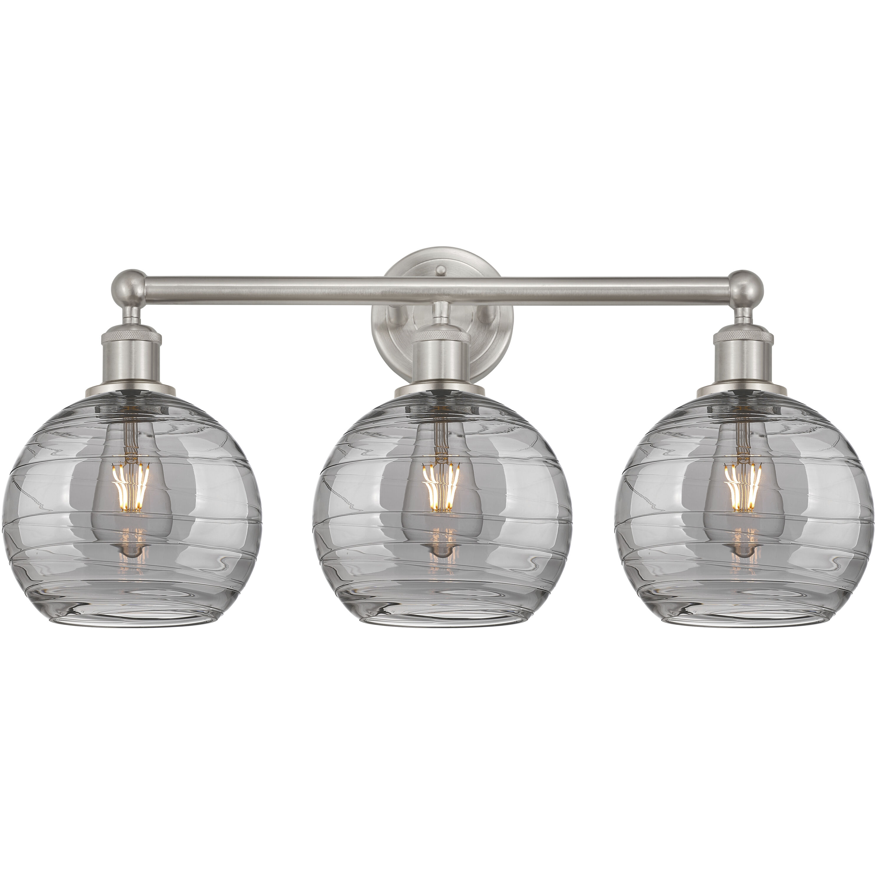 Edison Athens Deco Swirl 3 Light 26.00 inch Bathroom Vanity Light