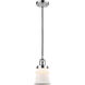 Franklin Restoration Canton 1 Light 6.5 inch Matte Black Mini Pendant Ceiling Light in Incandescent, Seedy, Franklin Restoration