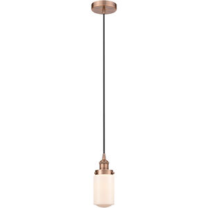 Edison Dover LED 5 inch Antique Copper Mini Pendant Ceiling Light