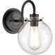 Olivia LED 6.38 inch Matte Black Bath Vanity Light Wall Light