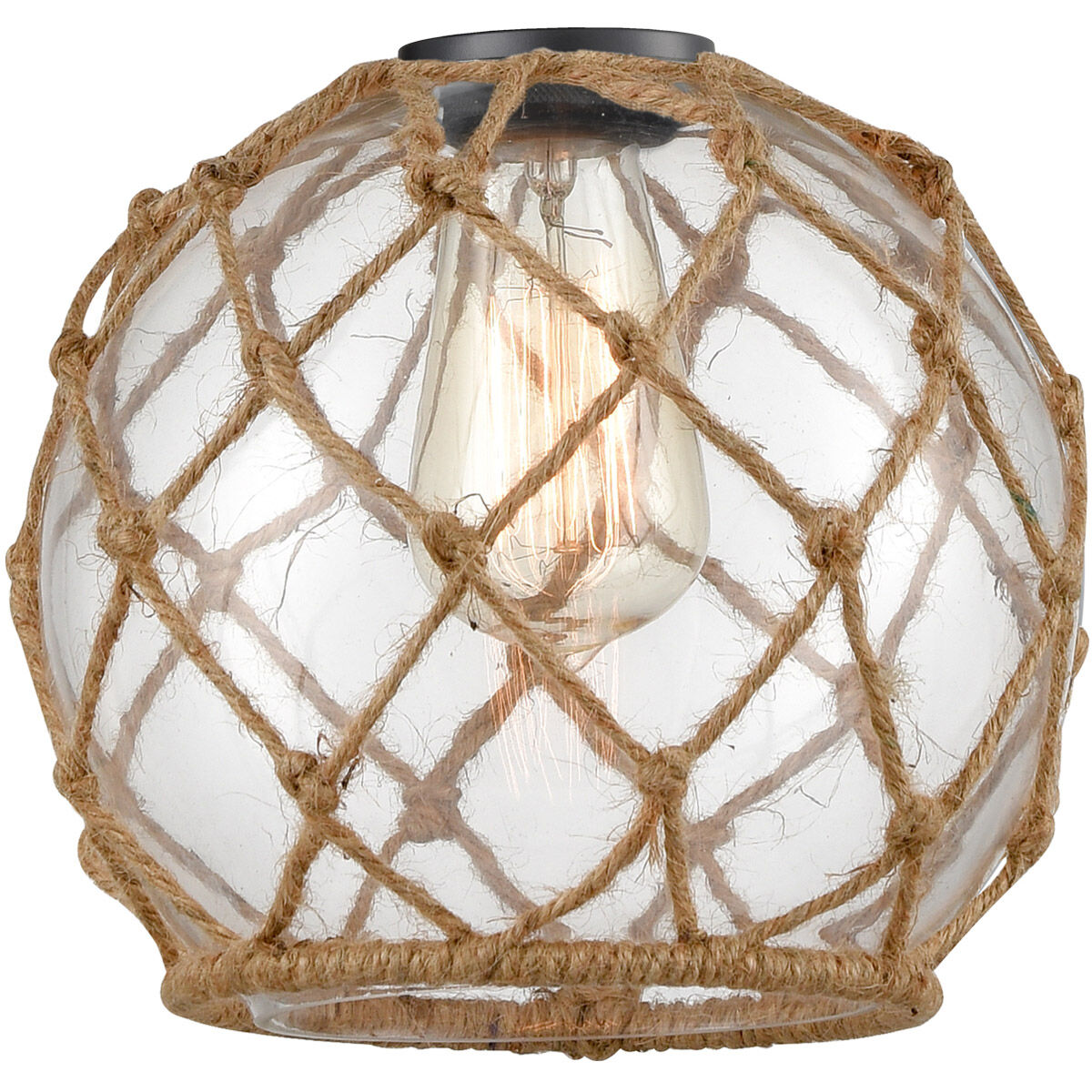 Ballston Farmhouse Rope Clear Glass, Ballston