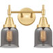 Caden 2 Light 14 inch Satin Gold Bath Vanity Light Wall Light