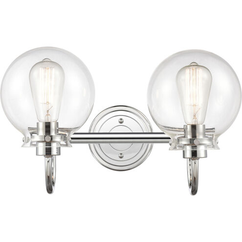 Olivia 2 Light 17 inch Polished Chrome Bath Vanity Light Wall Light