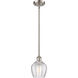 Ballston Norfolk 1 Light 6 inch Brushed Satin Nickel Mini Pendant Ceiling Light in Clear Glass