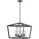 Colchester 4 Light 22 inch Weathered Zinc Pendant Ceiling Light